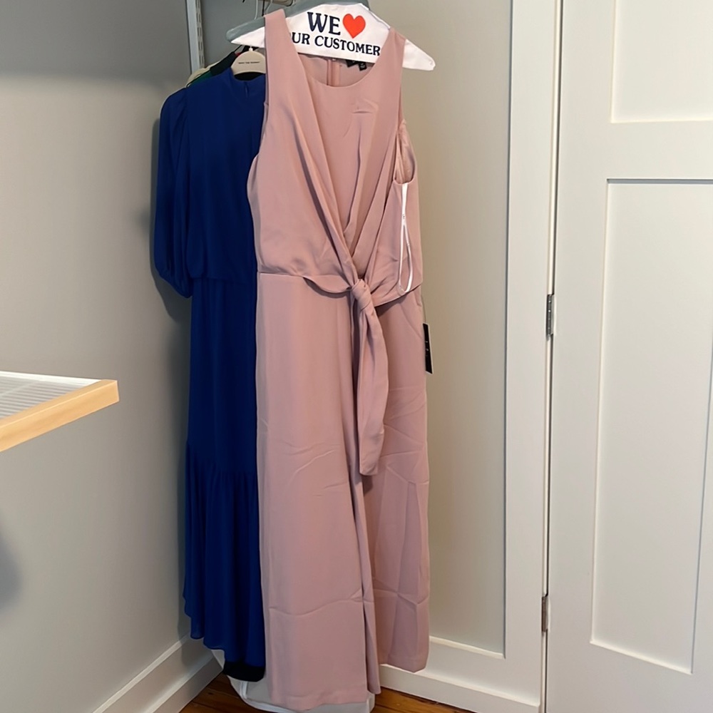 Brand new never worn blush pink medium jumpsuit from lulus